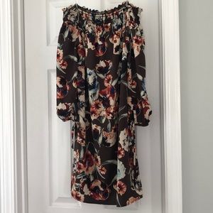 Boutique style off the shoulder dress
